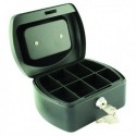 Q-Connect 6in Black Cash Box