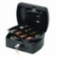 Q-Connect 8in Black Cash Box