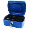 Q-Connect Blue 8 Inch Cash Box