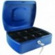 Q-Connect 10in Blue Cash Box