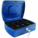 Q-Connect 10in Blue Cash Box