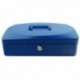 Q-Connect 12in Blue Cash Box