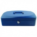 Q-Connect 12in Blue Cash Box