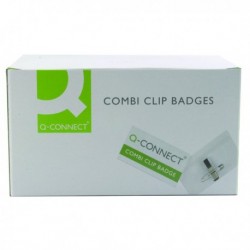 Q-Connect Combination Badge 40x75mm Pk50