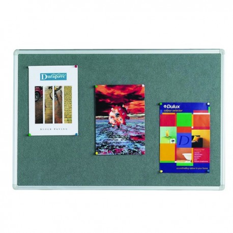 Q-Connect Noticeboard 900x600mm Grey