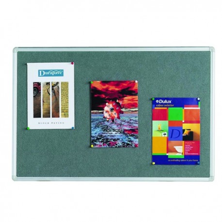 Q-Connect Noticeboard 1200x900mm Grey