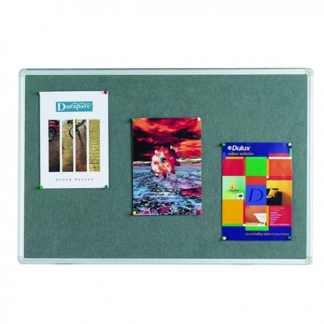 Q-Connect Noticeboard 1800x1200mm Grey