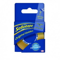 Sellotape Golden 18mm/25M Tape Pk8