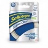 Sellotape 24mmx50m Super Clear Tape Pk6