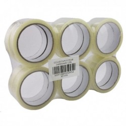 Clear Tape 24mmx66m PK12