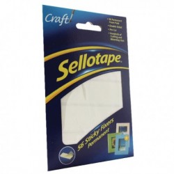 Sellotape 56 Sticky Perm 12x25mm Fixers