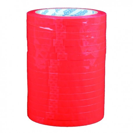 Flexocare Red Vinyl Tape 9mm X66m Pk16