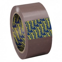 Sellotape 50mmx66m Buff Packing Tape Pk6