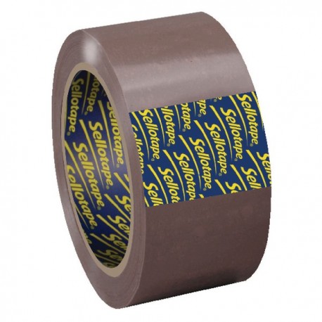 Sellotape 50mmx66m Buff Packing Tape Pk6