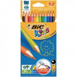 Bic Kids Colouring Pencil - Wallet of 12