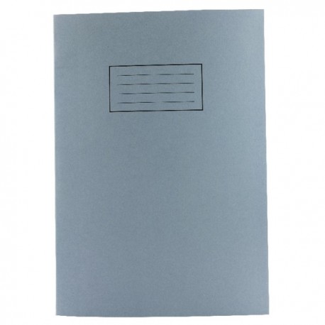 Silvine Blue A4 Plain Exercise Bk EX114