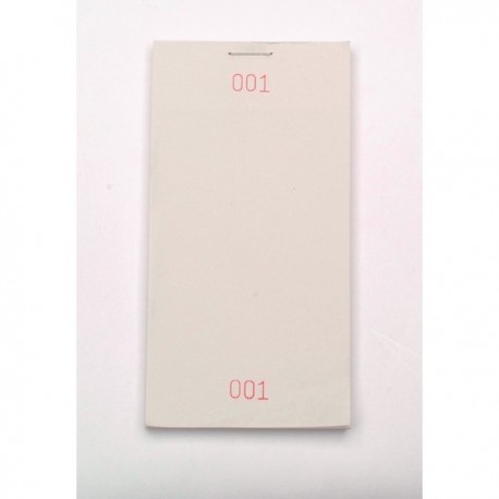 Restaurant Pad 127x64mm Single Part