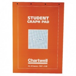 Chartwell Graph A3 Pad 30 Leaf J13B