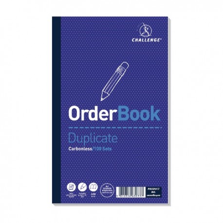 Challenge Order Dupl Book 210x130mm Pk5