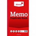 Silvine Dupl Book Memo Ruled 601 Pk6