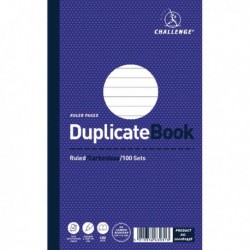 Challenge Duplicate Book 210x130mm Pk5