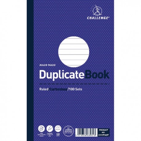 Challenge Duplicate Book 210x130mm Pk5