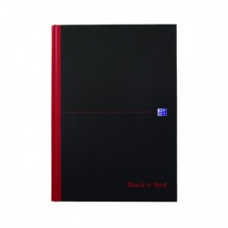 Black n Red A4 C/bound A-Z Notebook Pk5