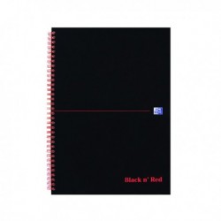 Black n Red A4 Indexed Wiro Notebook