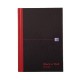 Black n Red A5 Hardback Ruled Notebook