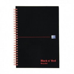 Black n Red A5 GL Hardback Wire Notebook