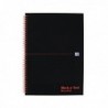 Black n Red Wiro Notebook A4 Rcyc Feint