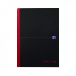 Black n Red Book A4 Feint Ruled Pk5