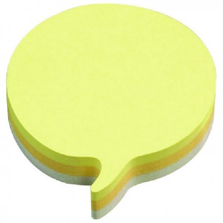 Post-it Speech Bubble 70mm Rainbow Pk12