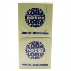 Yellow Note 75x75mm Repositionable Pad