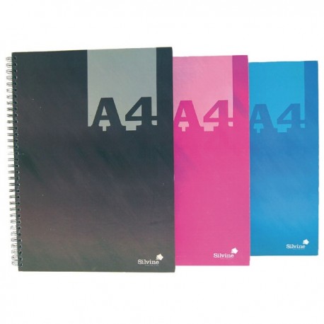 Silvine Luxpad Hardback Notebook A4 Pk6