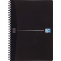 Oxford Card Wire Notebook A4 Black Pk5