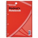 Silvine Students Notebook A4 Pk12