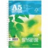 Silvine Prem Wire Notebook A5 Pk5
