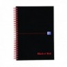Black n Red A5 Plus Wirebnd HB Notebook