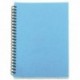 A5 Spiral Pad 80 Leaf Blue Pk12