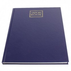 Collins Leathergrain Visitors Book 192Pg