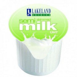 Lakeland Semi-Skimmed Milk Pots Pk120