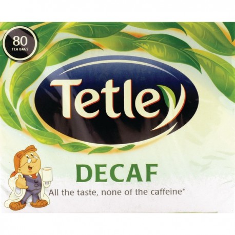 Tetley Decaffeinated Tea Bag Pk80