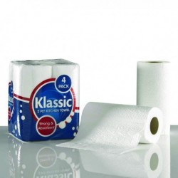 Klassic White Kitchen Roll Pk24