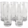 Clear Tall Tumbler Drinking Glass Pk6