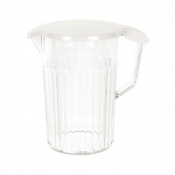 Clear Polycarbonate Jug with Lid 1.4 Ltr