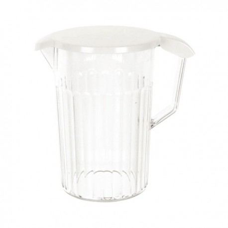 Clear Polycarbonate Jug with Lid 1.4 Ltr
