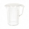 Clear Polycarbonate Jug with Lid 1.4 Ltr