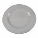 White 250mm Porcelain Plate Pk6