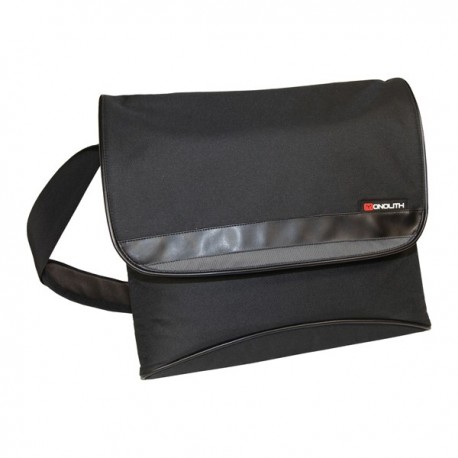 Monolith Nylon Laptop Messenger Bag Blk